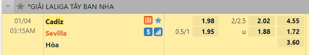soi keo tran dau cadiz vs sevilla tai bk8club ngay, 4/1/2022