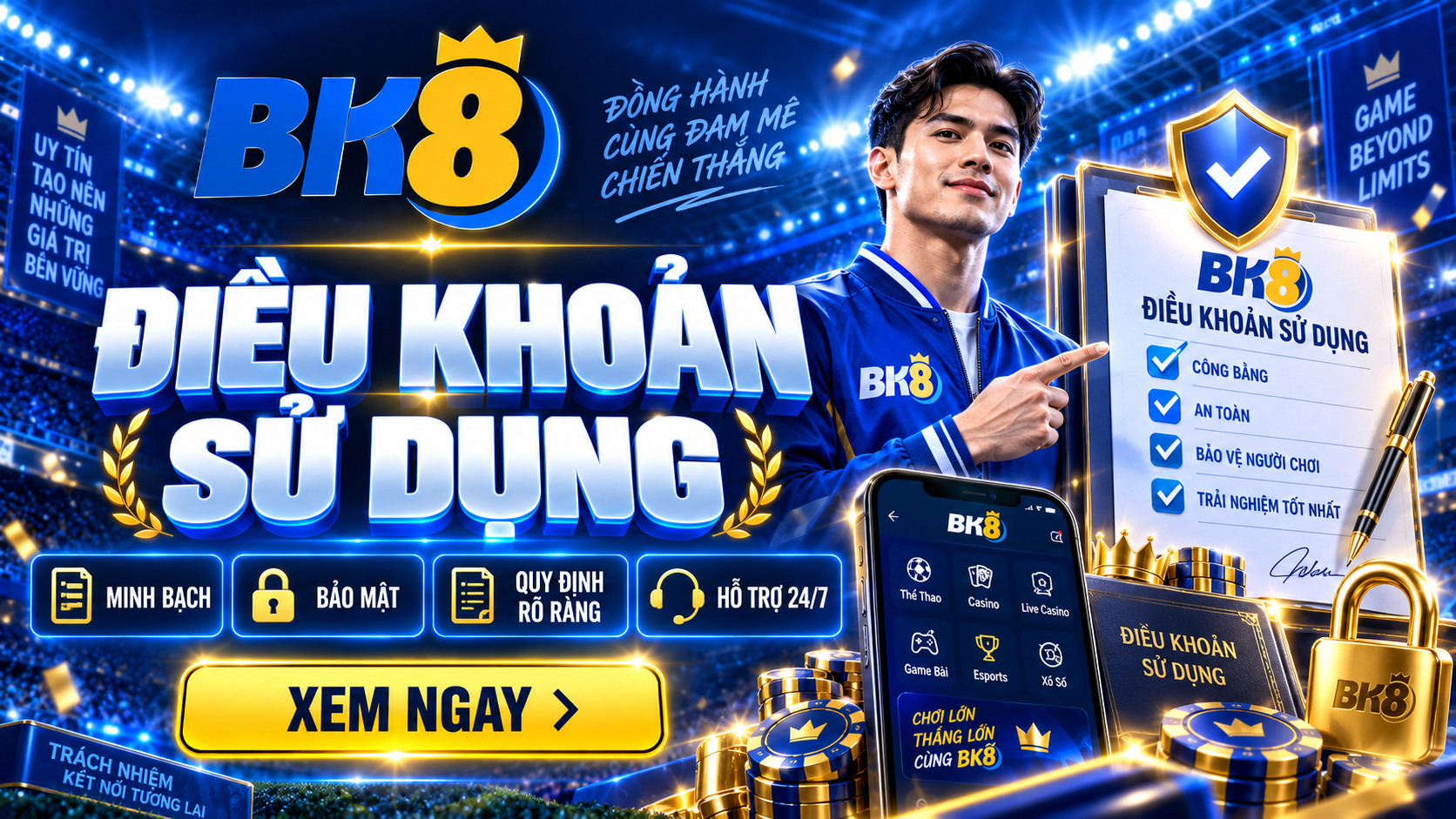 Điều khoản sử dụng tại BK8