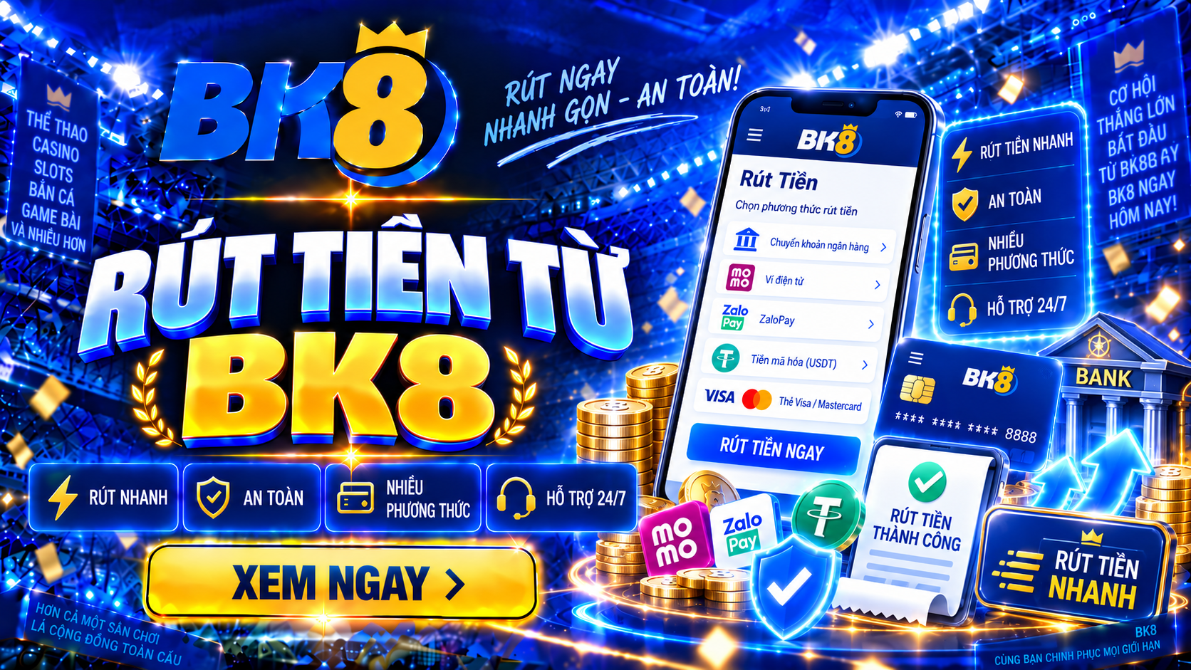 Rút tiền BK8
