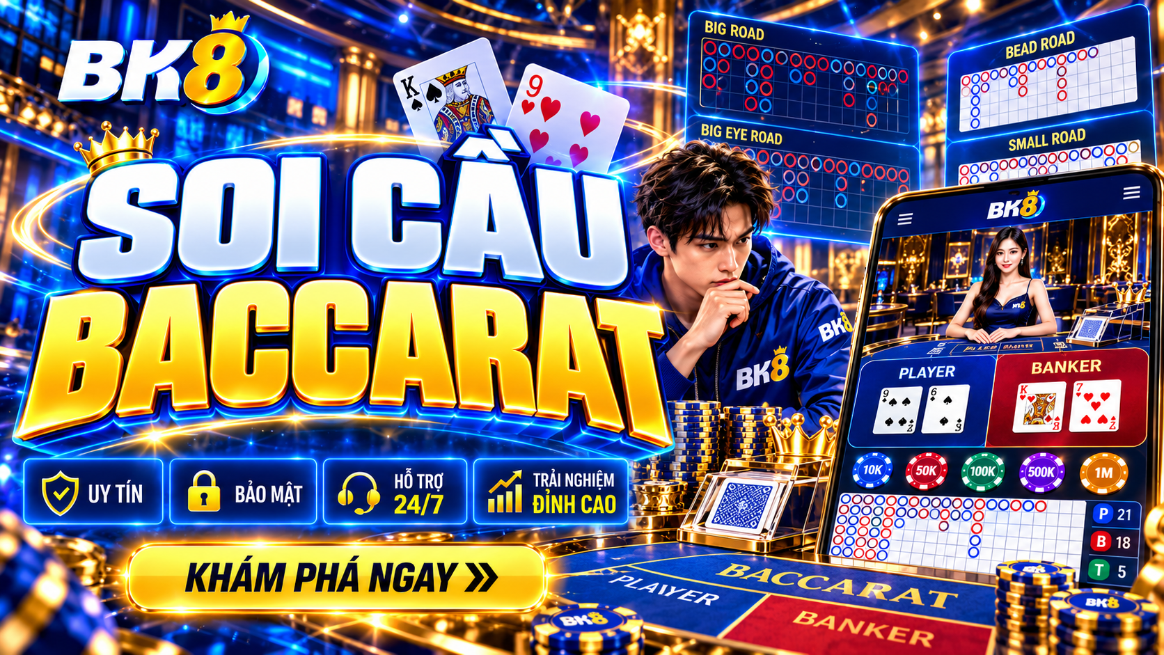 Soi cầu hỗ trợ cá cược game bài Baccarat hiệu quả Soi cầu hỗ trợ cá cược game bài Baccarat hiệu quả