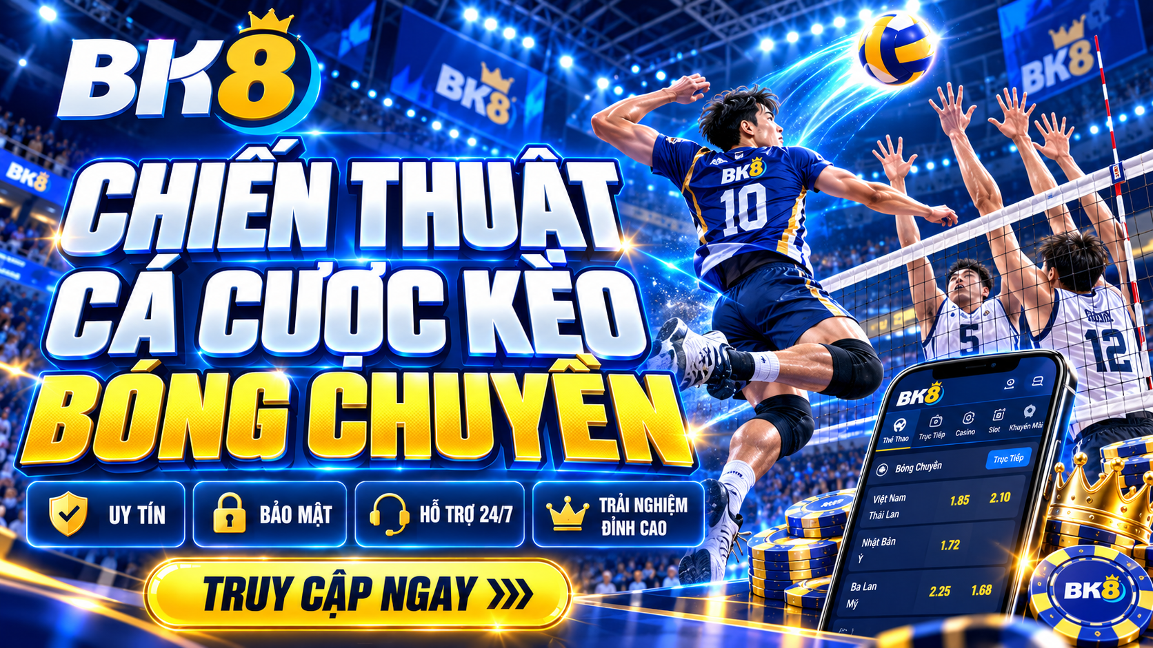 Chiến thuật hiệu quả cá cược kèo bóng chuyền online Chiến thuật hiệu quả cá cược kèo bóng chuyền online