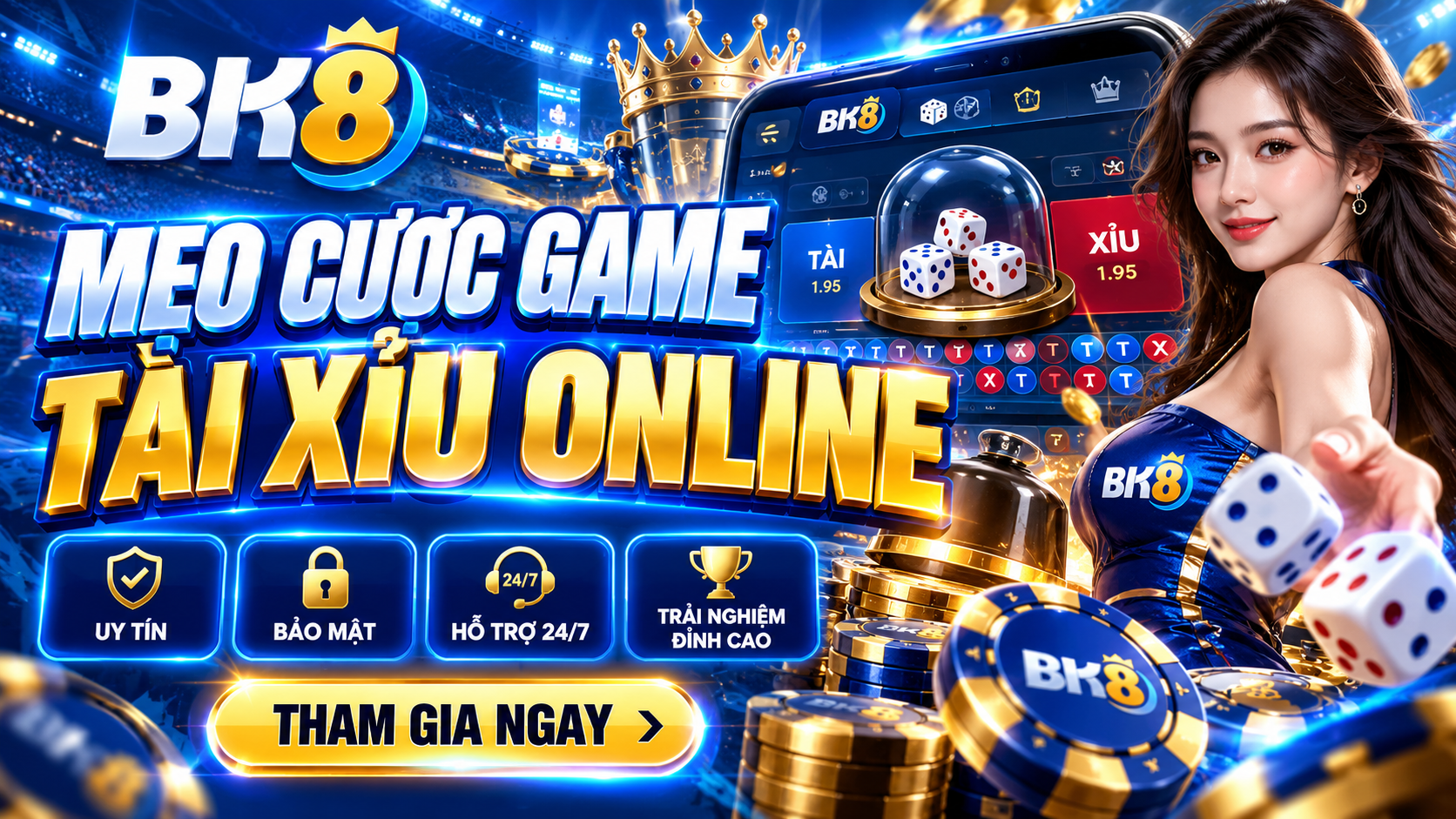 Học hỏi mẹo hay nâng cao tỷ lệ thắng cược Tài Xỉu