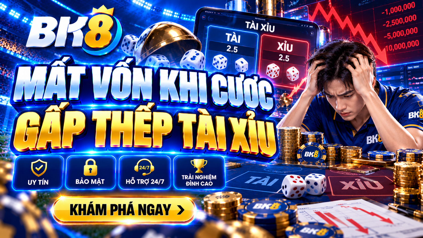Chơi gấp thếp liên tục dẫn tới nguy cơ mất vốn