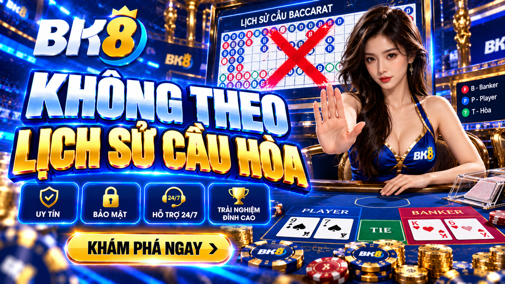 Không nên dự đoán theo lịch sử cầu hòa khi cá cược
