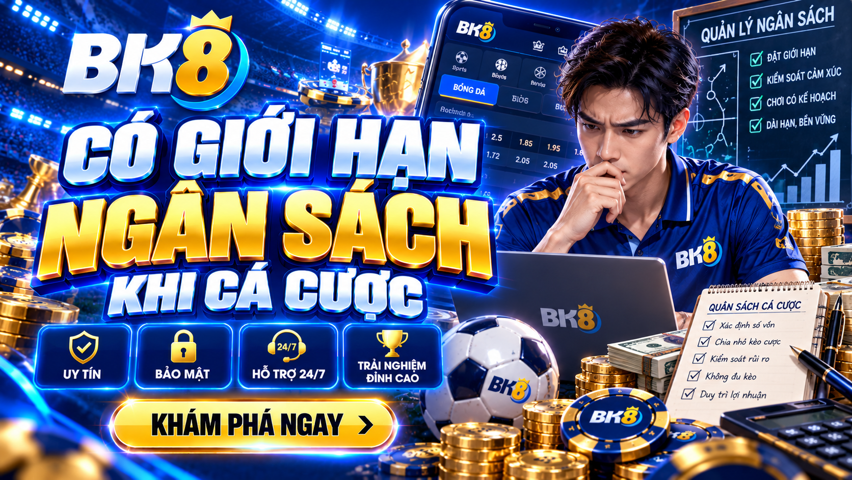 Có giới hạn ngân sách để tránh cá cược theo cảm tính